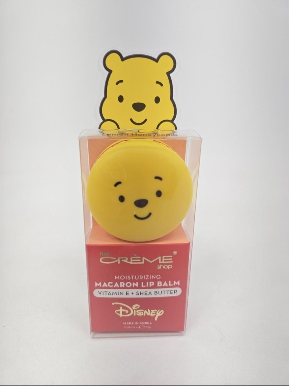 The Crème Shop x Disney Winnie the Pooh Macaron Lip Balm – Lemon Honeycomb – NEW